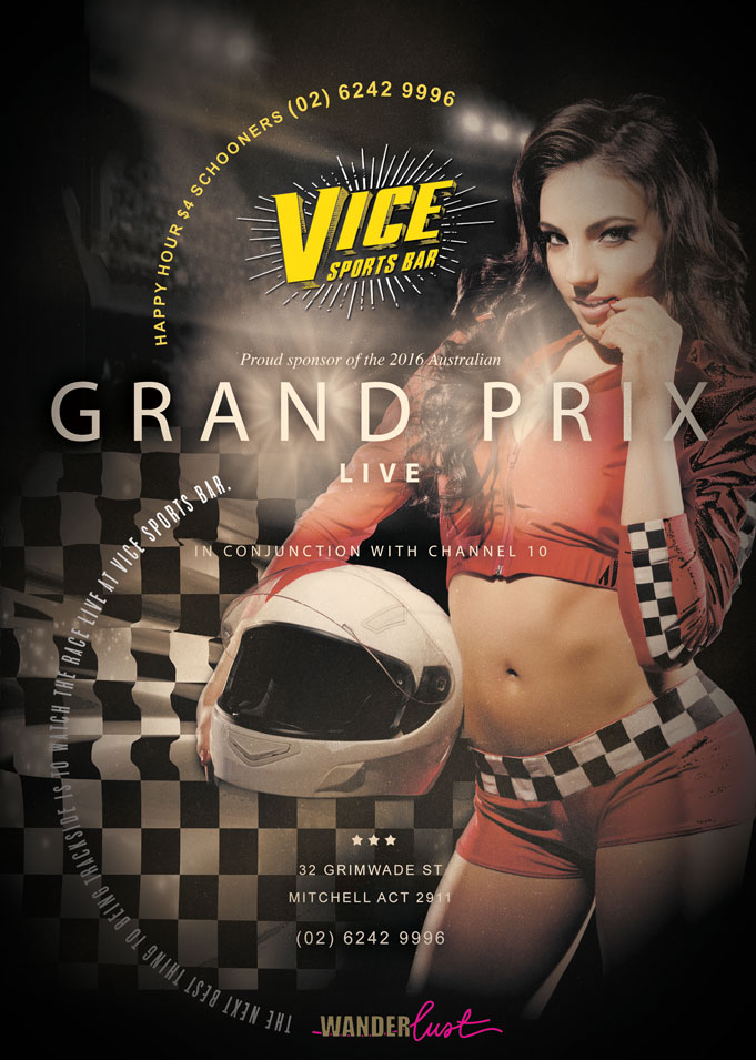 Grand Prix Vice Bar Event